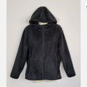 EDDIE BAUER Full Zip Hooded Fleece Jacket 6206E1M